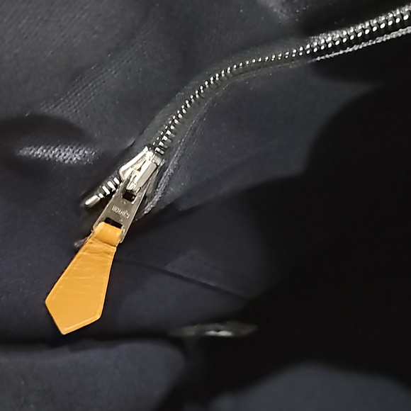 HERMES Fourre Tout large MM toile canvas tote EUC - Picture 7 of 12